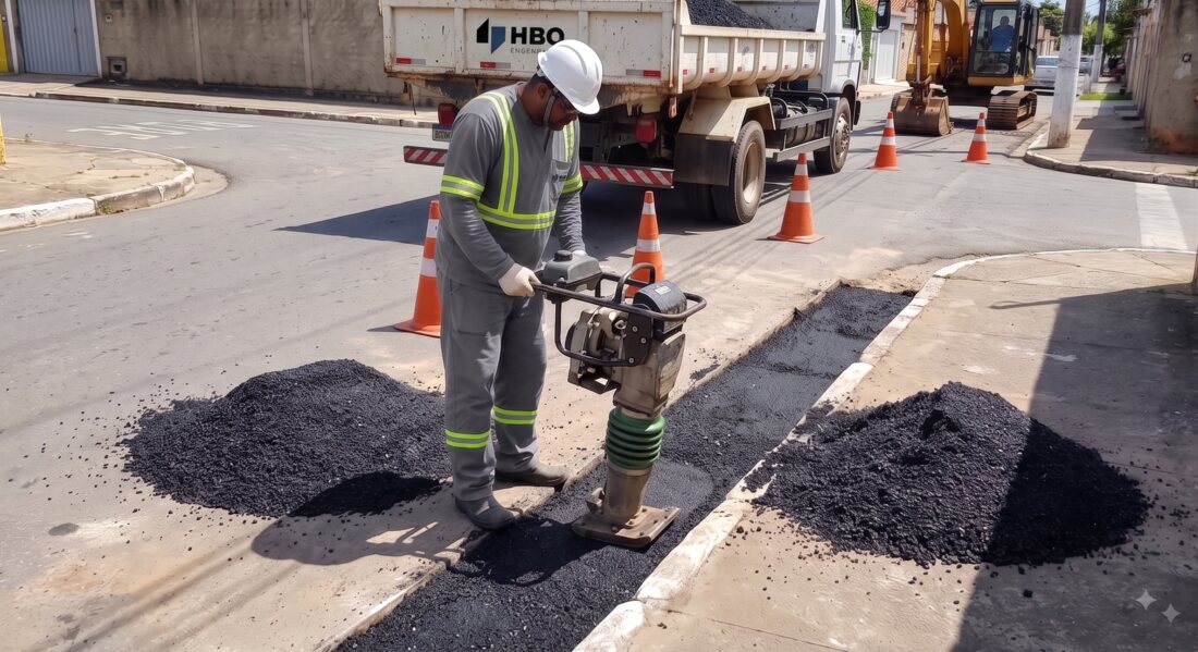 Recomposição de Pavimento Leve